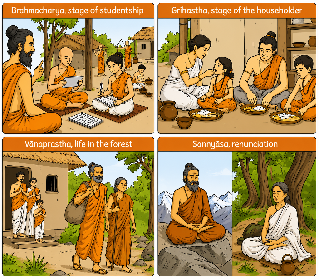 Four ashramas